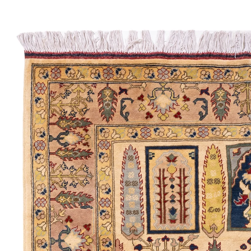 Afghan Teppich 150x199cm - Orientteppich - beige