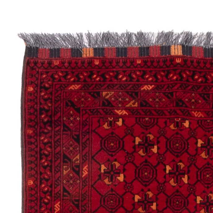 Läufer Afghan - 89 x 277 cm - rot