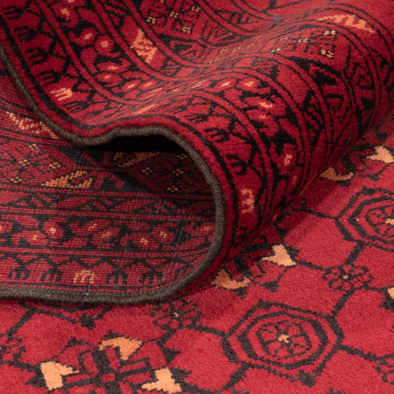 Läufer Afghan - 89 x 277 cm - rot