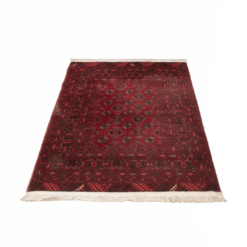 Afghan Teppich 57x118cm - Orientteppich - dunkelrot