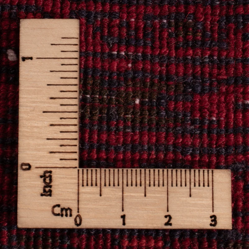 Afghan Teppich 57x118cm - Orientteppich - dunkelrot