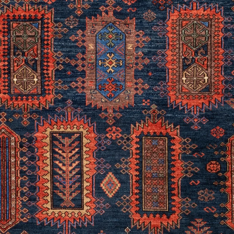 Kazak Teppich 184x283cm - Orientteppich - dunkelblau