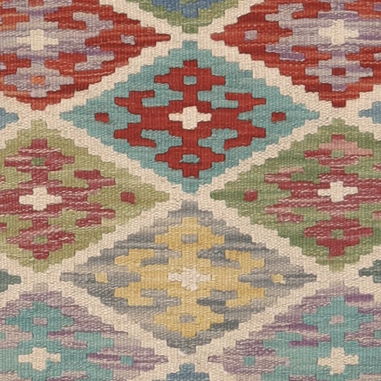 Kelim Maimene Teppich 73x117cm - mehrfarbig