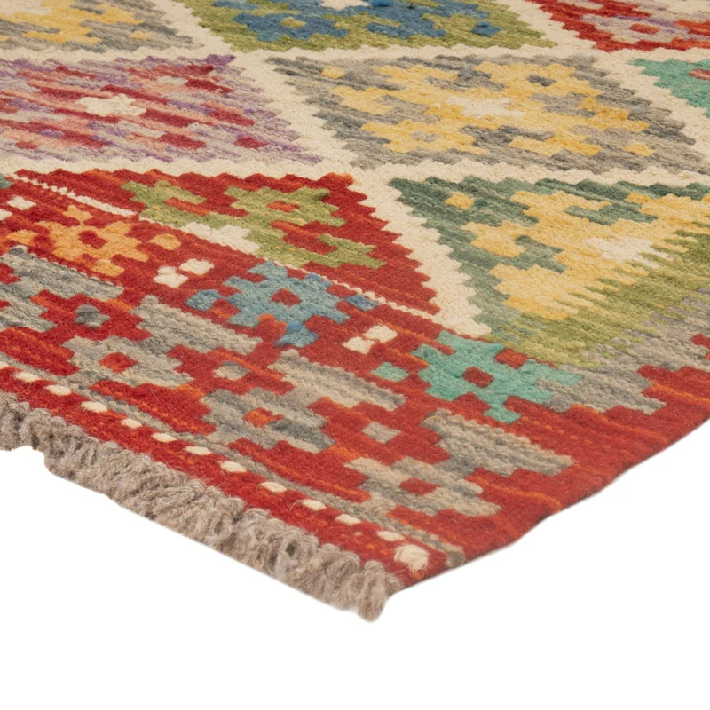 Kelim Maimene Teppich 73x117cm - mehrfarbig