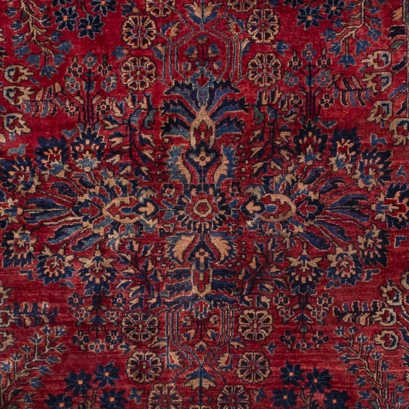 Sarough Teppich 270x360cm - Perserteppich - dunkelrot