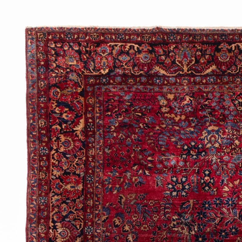 Sarough Teppich 270x360cm - Perserteppich - dunkelrot