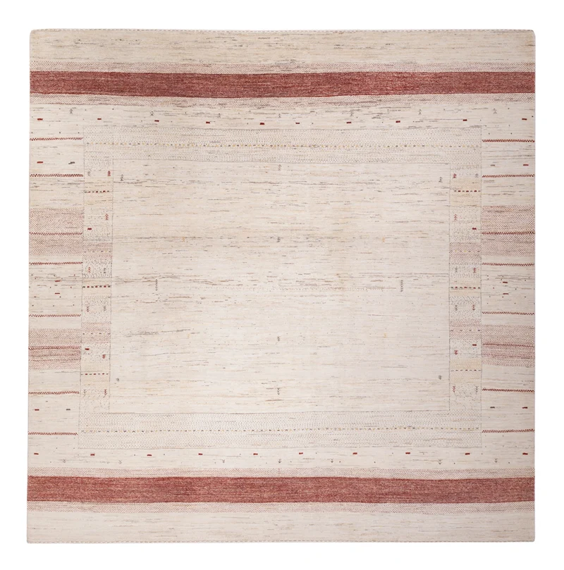 Indo Loribaft Teppich 249x246cm - Orientteppich - hellbeige