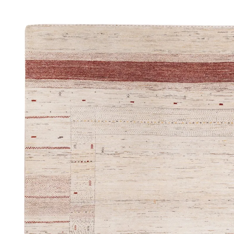 Indo Loribaft Teppich 249x246cm - Orientteppich - hellbeige