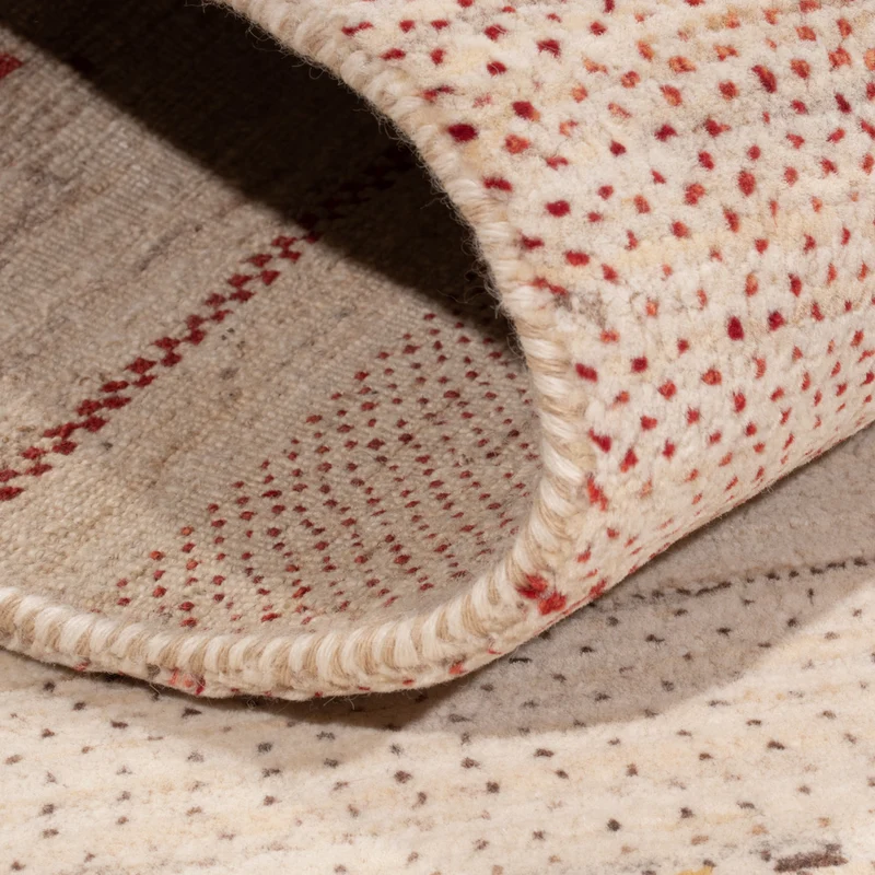 Indo Loribaft Teppich 249x246cm - Orientteppich - hellbeige