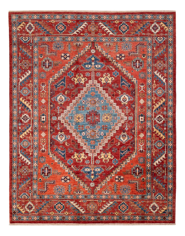 Kazak Teppich 187x243cm - Orientteppich - rot