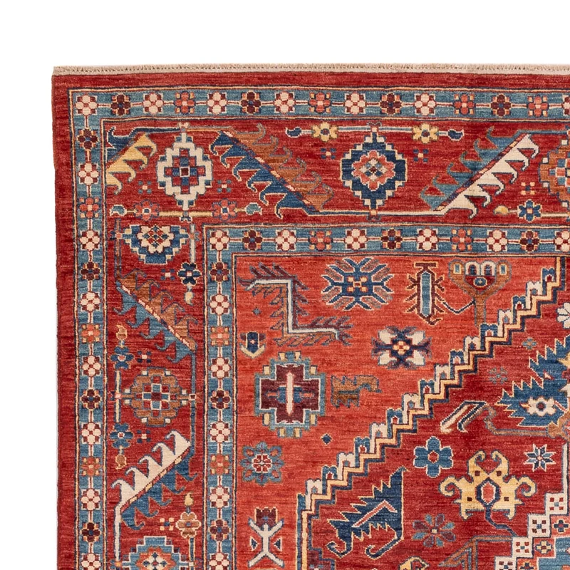 Kazak Teppich 187x243cm - Orientteppich - rot