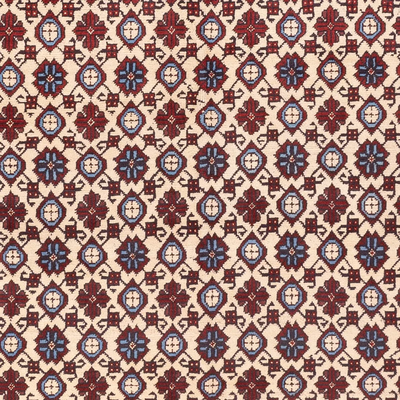 Afghan Teppich 194x281cm - Orientteppich - hellbeige