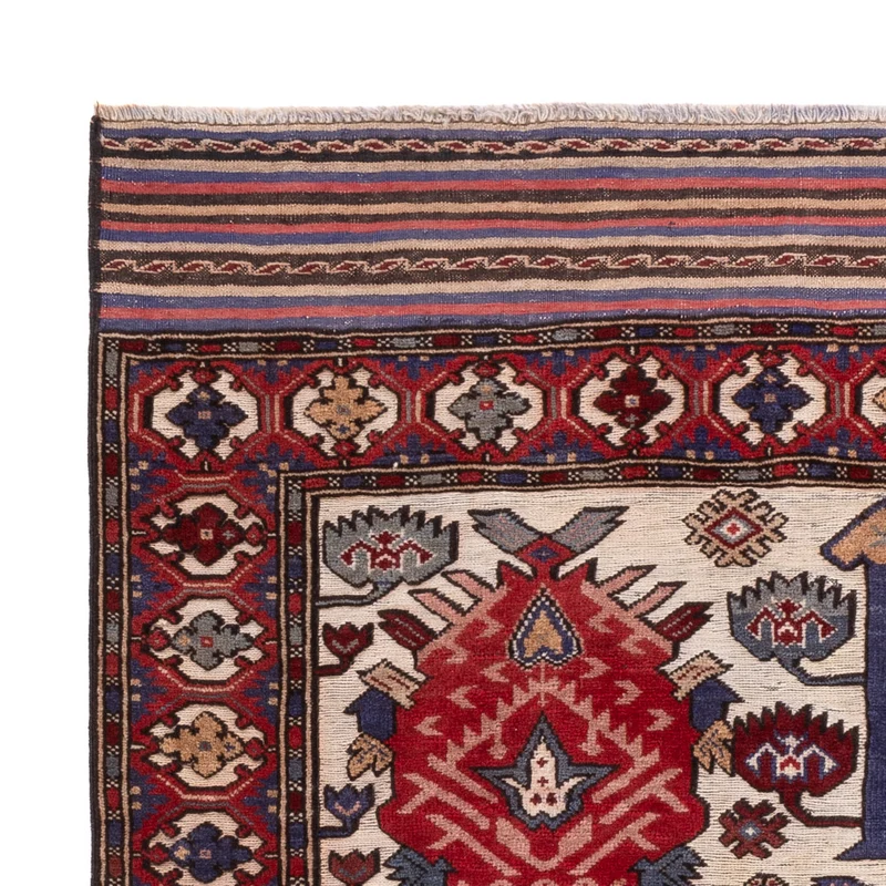 Afghan Teppich 125x165cm - Orientteppich - mehrfarbig