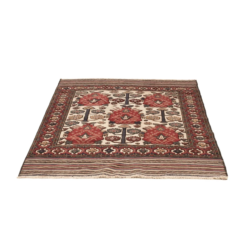 Afghan Teppich 125x165cm - Orientteppich - mehrfarbig
