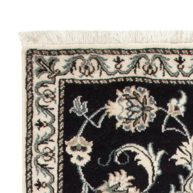 Nain Teppich 70x130cm - Perserteppich - dunkelblau