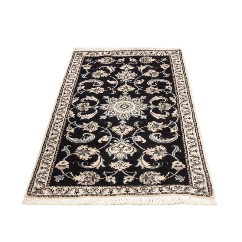 Nain Teppich 70x130cm - Perserteppich - dunkelblau