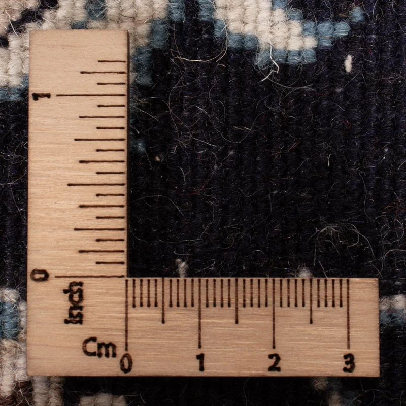 Nain Teppich 70x130cm - Perserteppich - dunkelblau