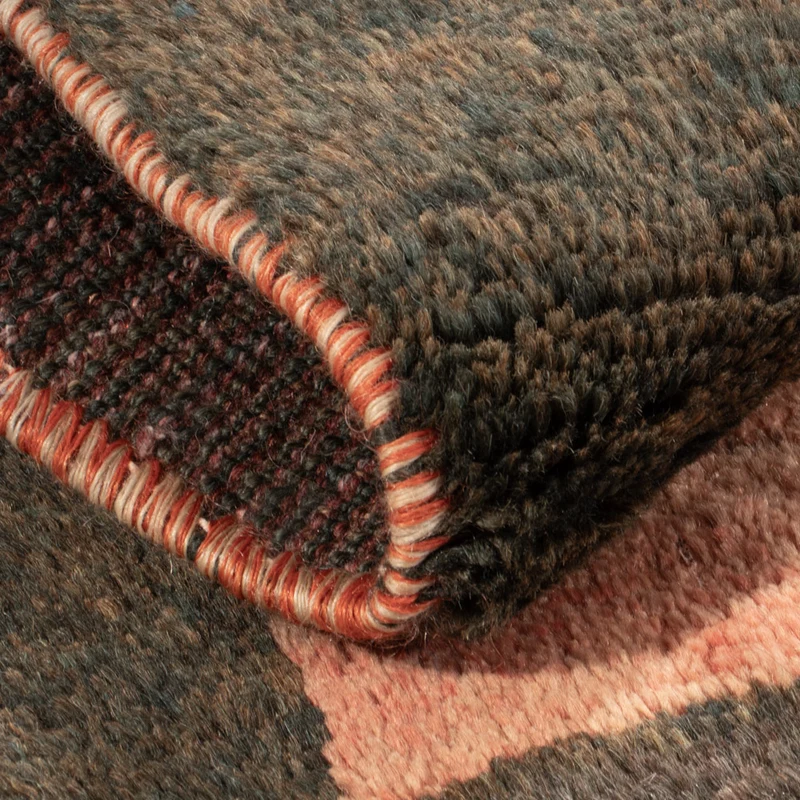 Gabbeh Persisch Teppich 56x82cm - Perserteppich Wollteppich - beige