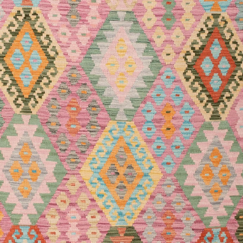 Kelim Maimene Teppich 205x318cm - mehrfarbig