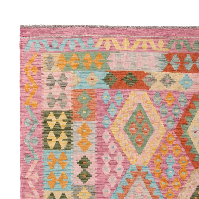Kelim Maimene Teppich 205x318cm - mehrfarbig