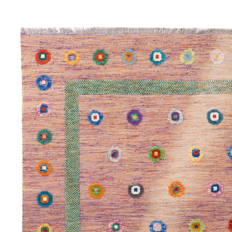 Kelim Maimene Teppich 215x298cm - rosa