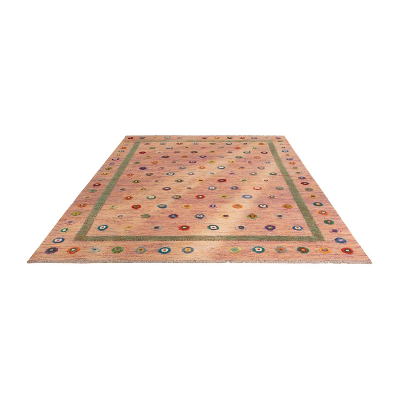 Kelim Maimene Teppich 215x298cm - rosa