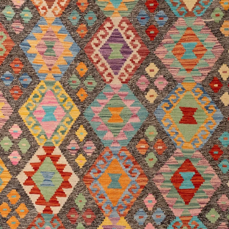 Kelim Maimene Teppich 211x304cm - mehrfarbig