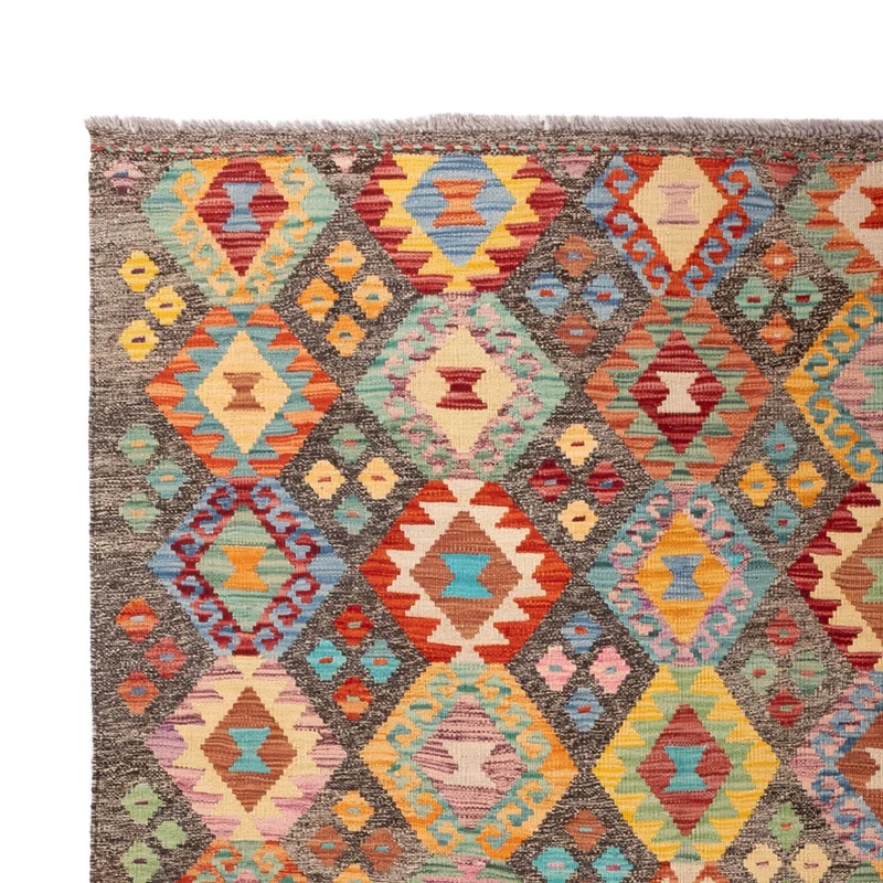 Kelim Maimene Teppich 211x304cm - mehrfarbig