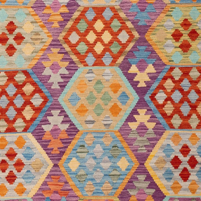Kelim Maimene Teppich 206x313cm - mehrfarbig