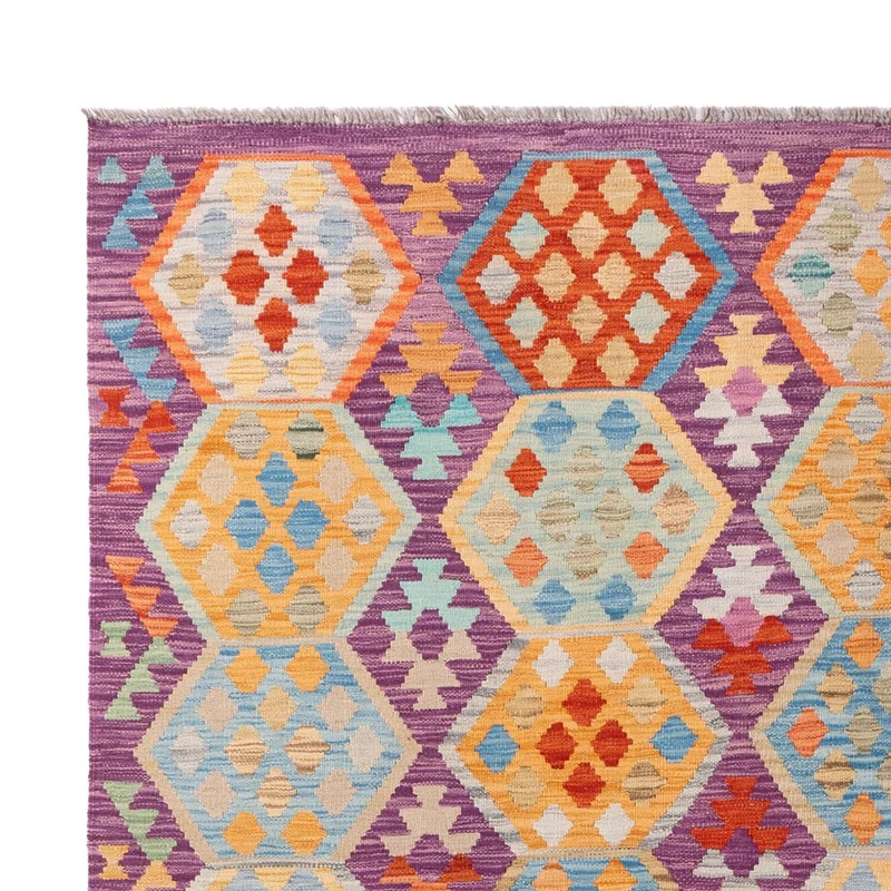 Kelim Maimene Teppich 206x313cm - mehrfarbig