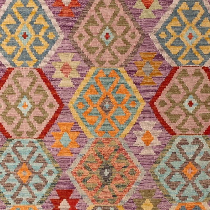 Kelim Maimene Teppich 207x311cm - mehrfarbig