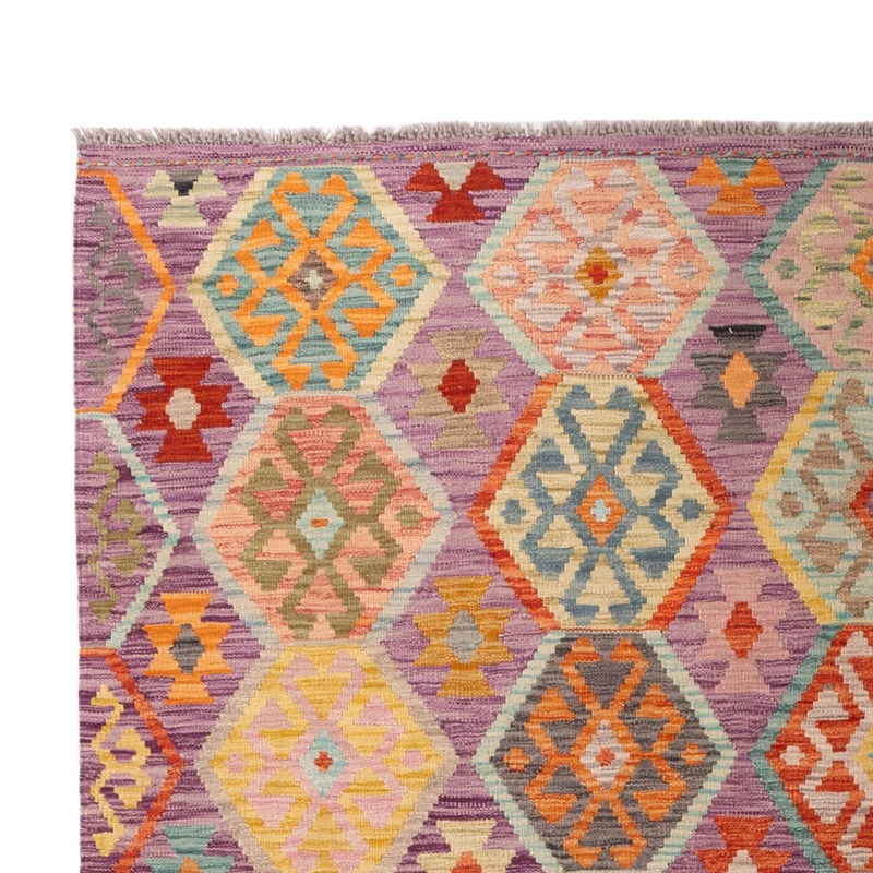 Kelim Maimene Teppich 207x311cm - mehrfarbig