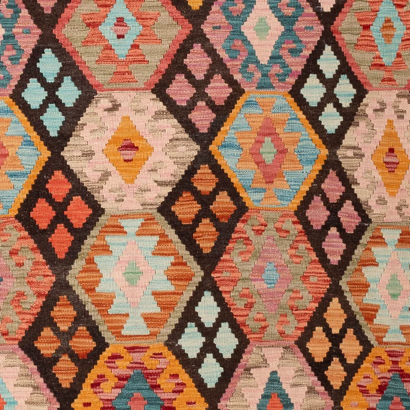 Kelim Maimene Teppich 209x306cm - mehrfarbig