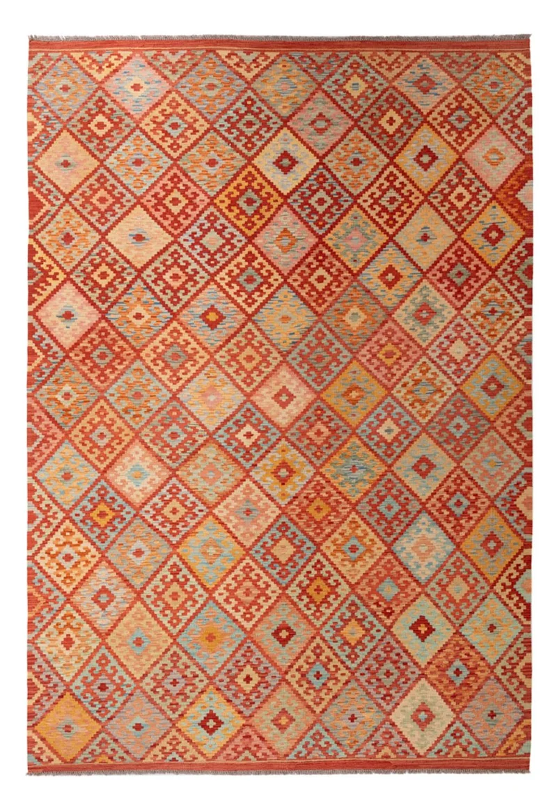 Kelim Maimene Teppich 207x305cm - mehrfarbig