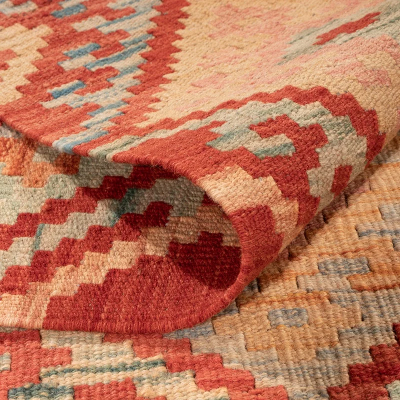 Kelim Maimene Teppich 207x305cm - mehrfarbig