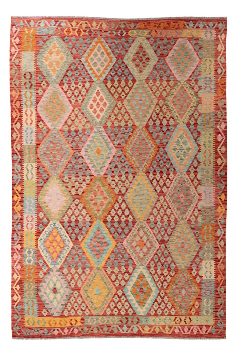 Kelim Maimene Teppich 206x308cm - mehrfarbig