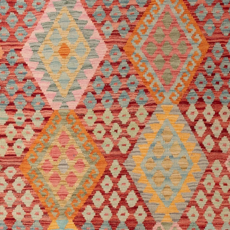 Kelim Maimene Teppich 206x308cm - mehrfarbig