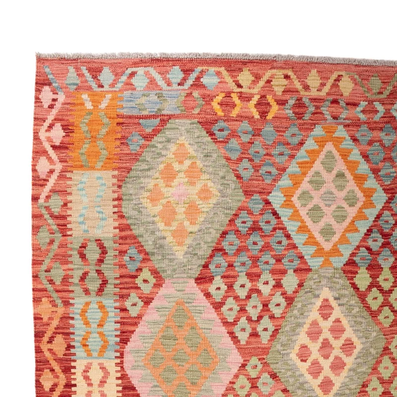 Kelim Maimene Teppich 206x308cm - mehrfarbig