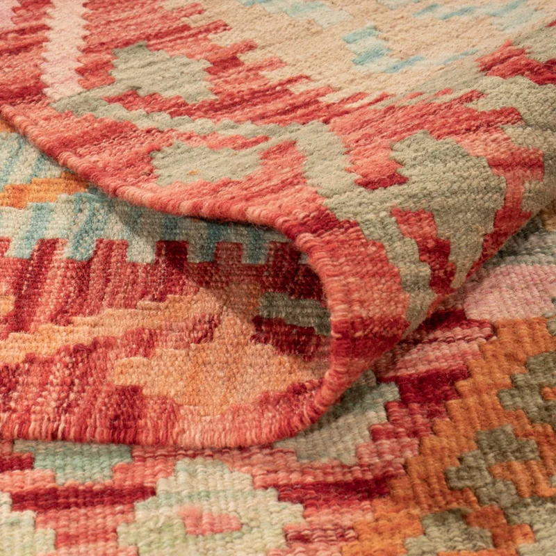 Kelim Maimene Teppich 206x308cm - mehrfarbig