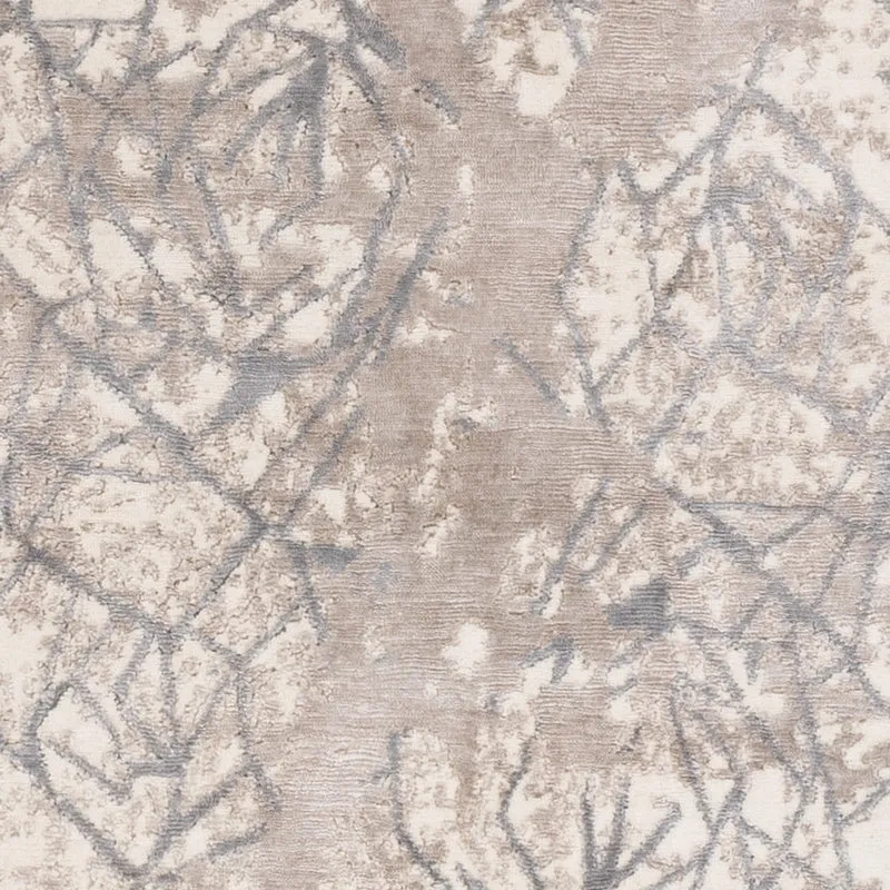 Designer Teppich 174x242cm - hellgrau