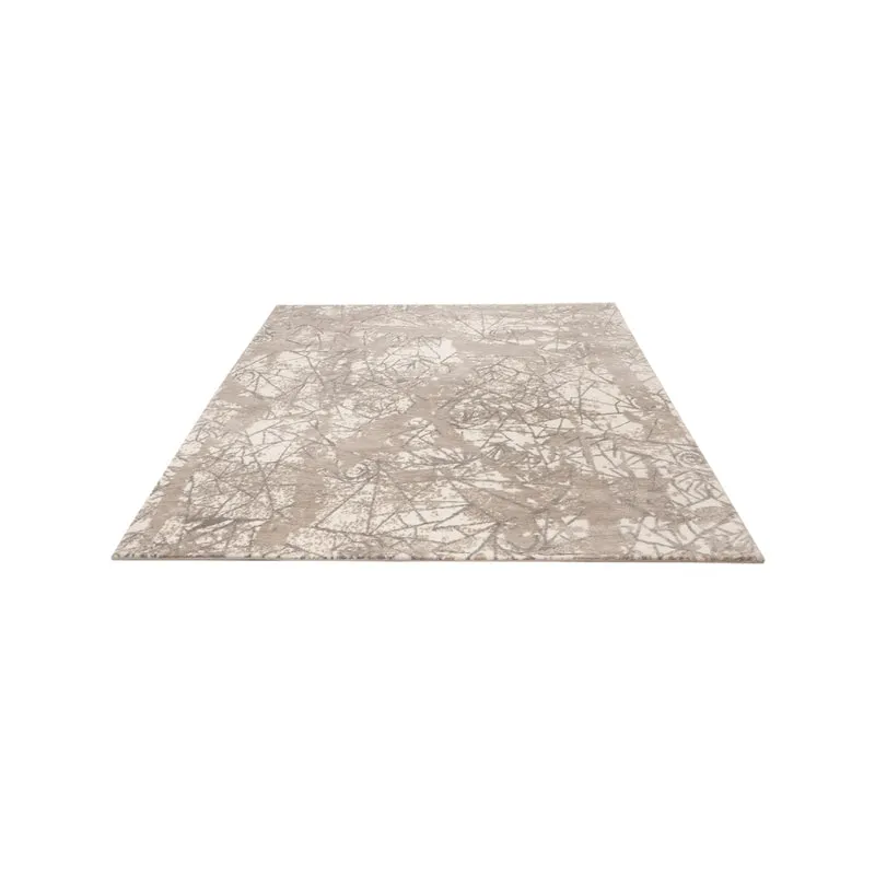 Designer Teppich 174x242cm - hellgrau