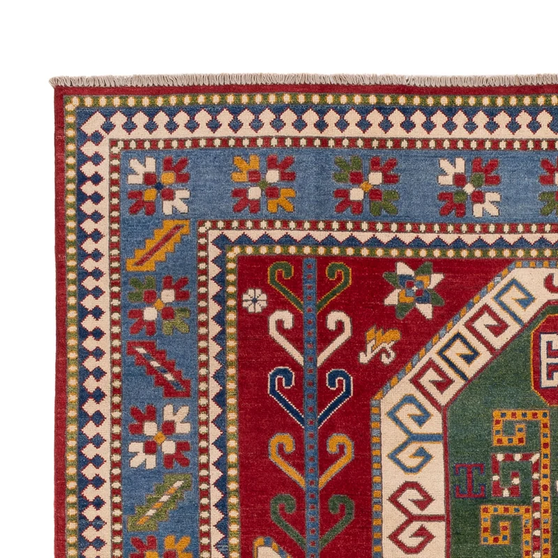 Ziegler Teppich - Kazak - 210 x 298 cm - grün