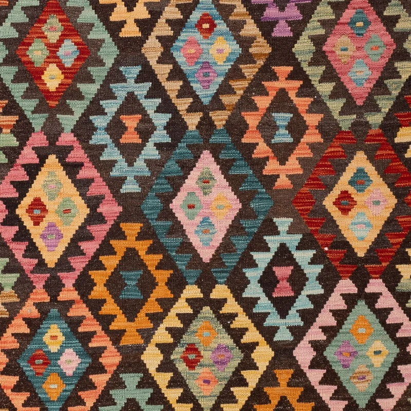 Kelim Maimene Teppich 210x303cm - mehrfarbig