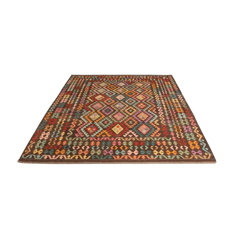Kelim Maimene Teppich 210x303cm - mehrfarbig