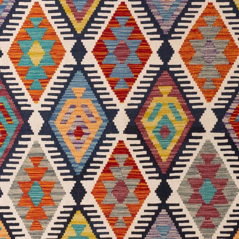 Kelim Teppich - Splash - 205 x 308 cm - mehrfarbig