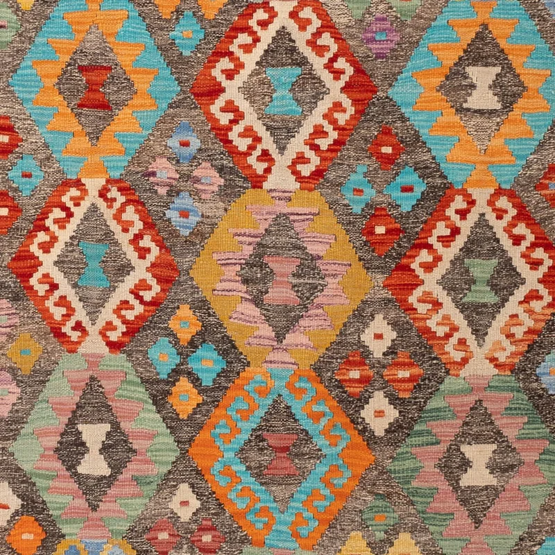 Kelim Maimene Teppich 201x314cm - mehrfarbig
