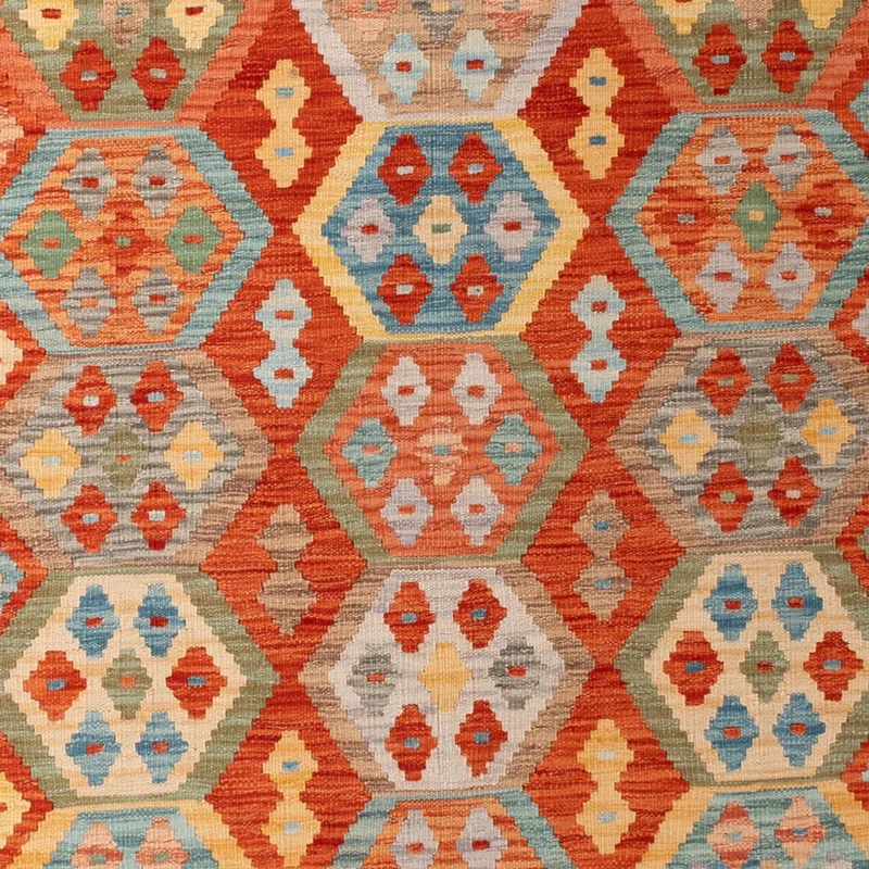 Kelim Maimene Teppich 207x305cm - mehrfarbig