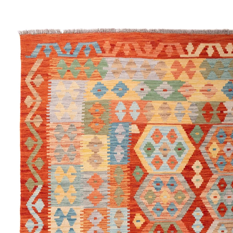 Kelim Maimene Teppich 207x305cm - mehrfarbig