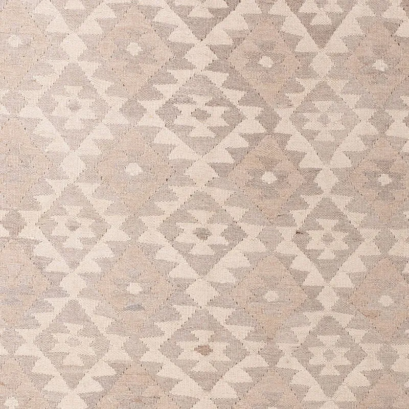 Kelim Maimene Teppich 210x301cm - hellgrau