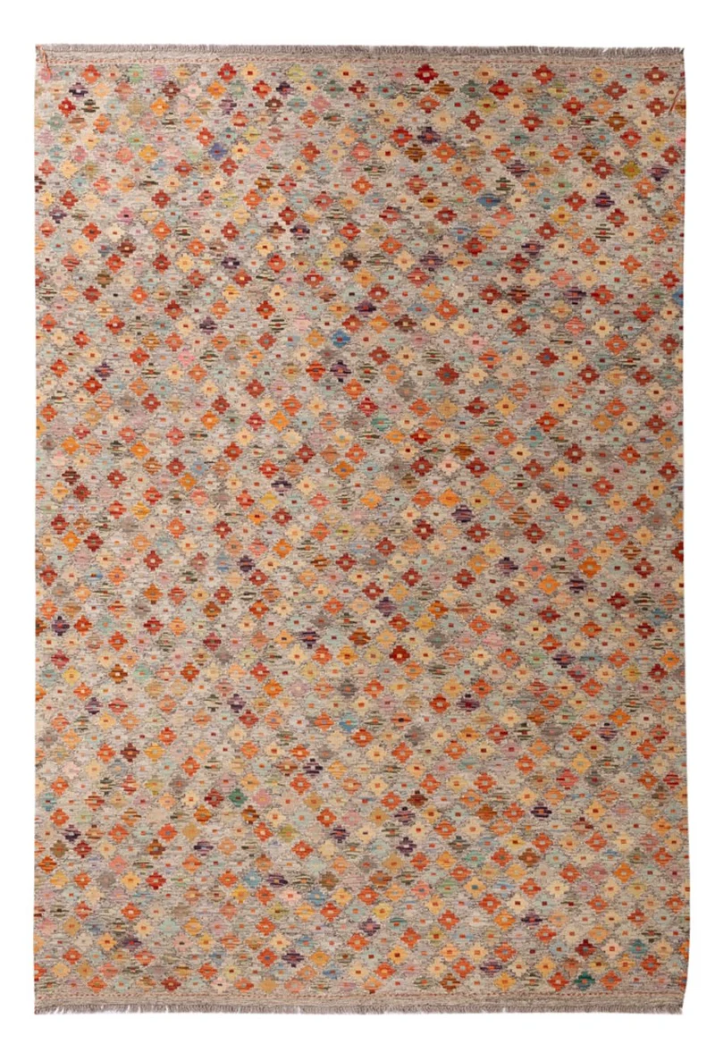 Kelim Maimene Teppich 208x307cm - mehrfarbig